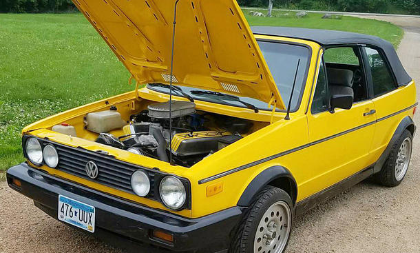 VW Golf I Cabrio mit 507 PS starkem V8