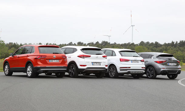 Für Volkswagen Tiguan Neu Alle Vier Radlauf Profil Paar Set 2007-2016