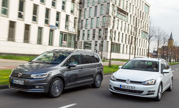 VW Touran/VW Golf Variant: Vergleich