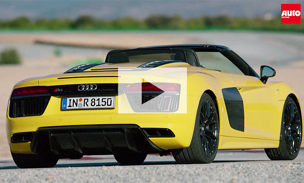 Audi R8 Spyder V10 (2016): Video Audi R8 Spyder V10 (2016): Video