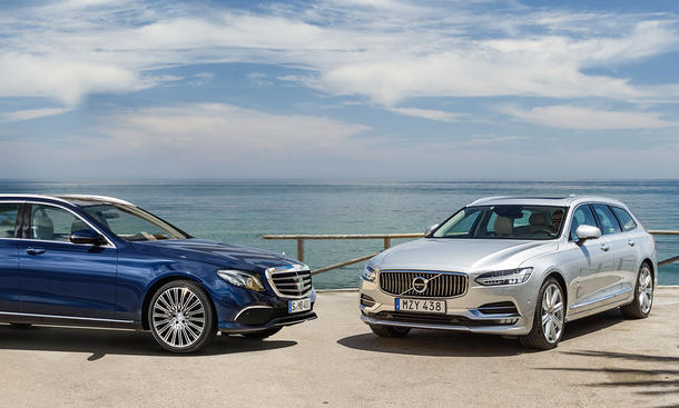 Volvo V90/Mercedes E-Klasse T-Modell: Vergleich