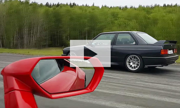 BMW M3 E30 gegen Lamborghini Huracán: Video BMW M3 E30 gegen Lamborghini Huracán: Video