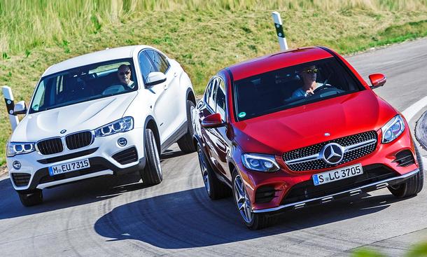 Mercedes GLC 250 d 4Matic Coupé/BMW X4 xDrive20d