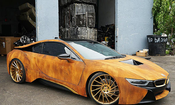 BMW i8 Tuning Folierung von MetroWrapz autozeitung de