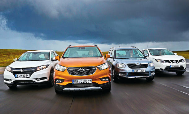 Opel Mokka X Skoda Yeti Nissan Qashqai Honda Hr V Test