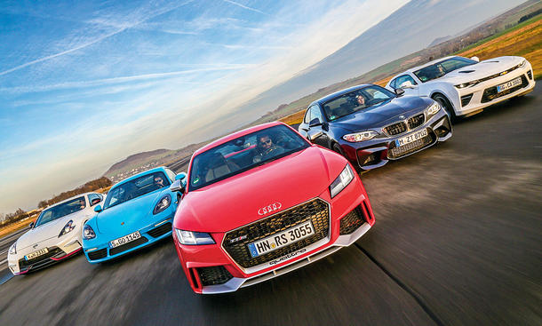 Audi TT RS/BMW M2/Porsche 718 S/370Z/Camaro : Test |