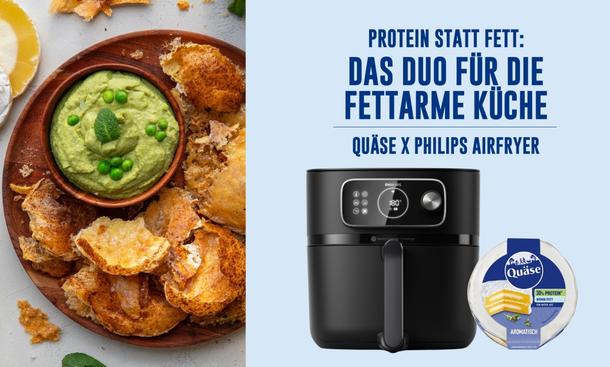 Quäse und Philips – das Duo für fettarmen Genuss