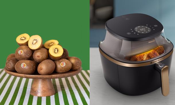 Gesund snacken mit Zespri™ Kiwi & Philips Airfryer - Zespri™, Philips Gesund snacken mit Zespri™ Kiwi & Philips Airfryer